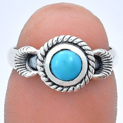 Premium Quality Sleeping Beauty Turquoise - USA Ring size-6 R-1733 27-ER11136