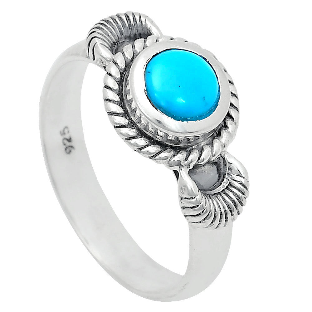 Premium Quality Sleeping Beauty Turquoise - USA Ring size-6 R-1733 27-ER11136