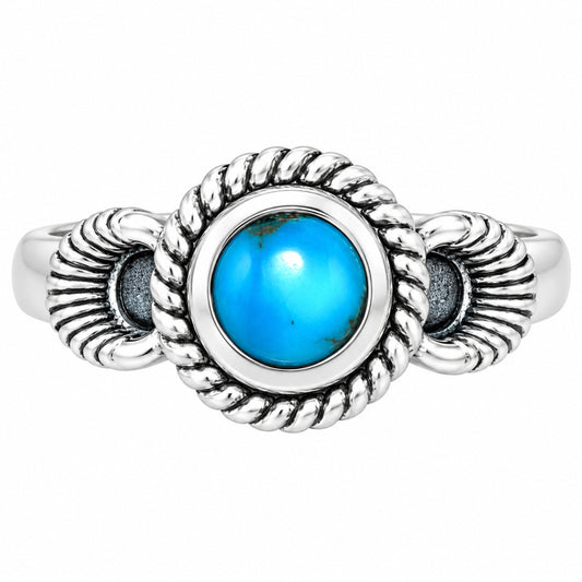Premium Quality Sleeping Beauty Turquoise - USA Ring size-7 R-1733 27-ER11145