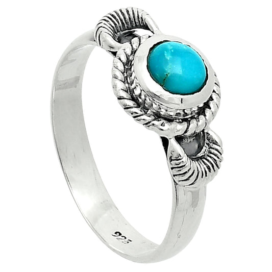 Premium Turquoise Nevada Aztec Mt Ring size-8 R-1733 27-ER11171