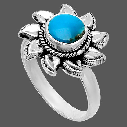 Premium Turquoise Nevada Aztec Mt Ring size-8 R-1617 27-ER11183