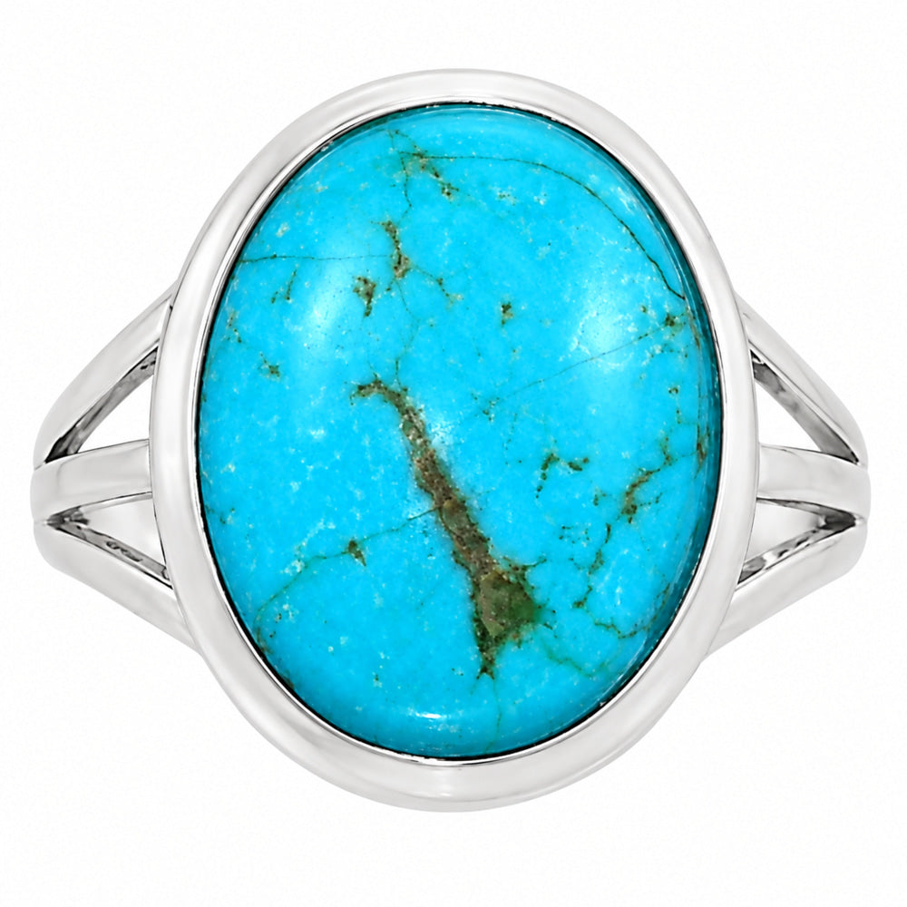 Premium Natural Turquoise Nevada Aztec Mt Ring size-7 R-1006 27-ER11186