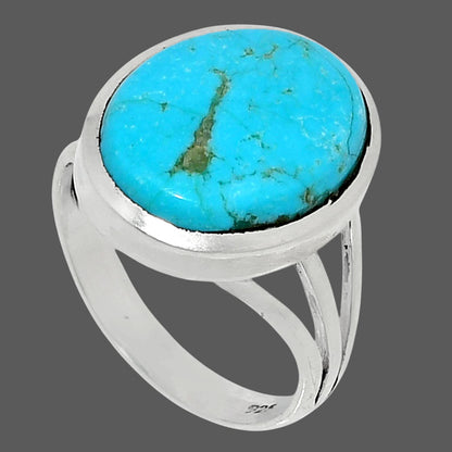 Premium Natural Turquoise Nevada Aztec Mt Ring size-7 R-1006 27-ER11186