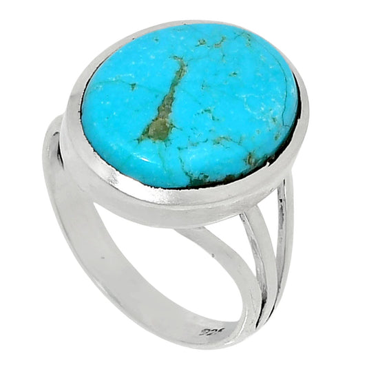 Premium Natural Turquoise Nevada Aztec Mt Ring size-7 R-1006 27-ER11186