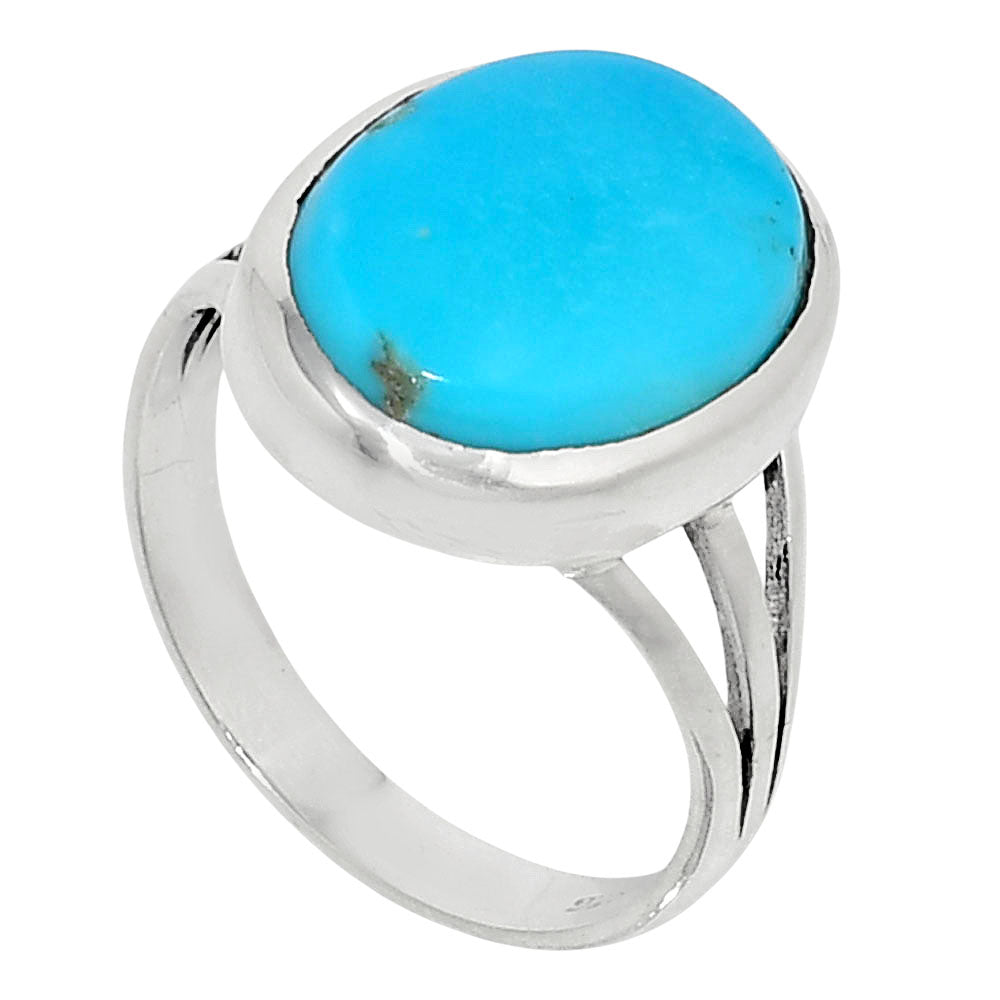 Premium Natural Turquoise Nevada Aztec Mt Ring size-9 R-1006 27-ER11193