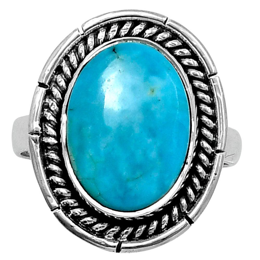 Premium Natural Turquoise Nevada Aztec Mt Ring size-7 R-1728 27-ER11210