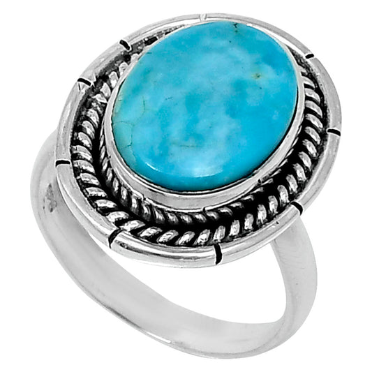 Premium Natural Turquoise Nevada Aztec Mt Ring size-7 R-1728 27-ER11210