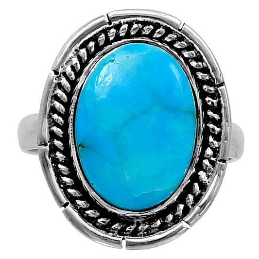 Premium Natural Turquoise Nevada Aztec Mt Ring size-7 R-1728 27-ER11212