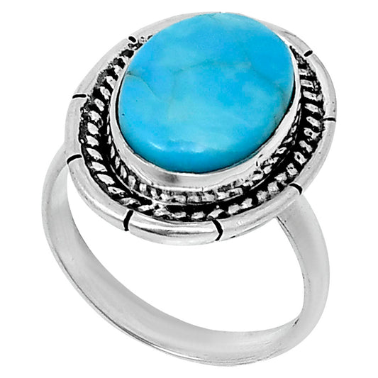 Premium Natural Turquoise Nevada Aztec Mt Ring size-7 R-1728 27-ER11212