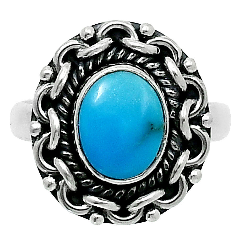 Premium Sleeping Beauty Turquoise Ring size-6 R-1667 27-ER11257