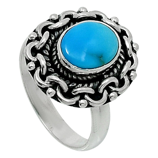 Premium Sleeping Beauty Turquoise Ring size-6 R-1667 27-ER11257