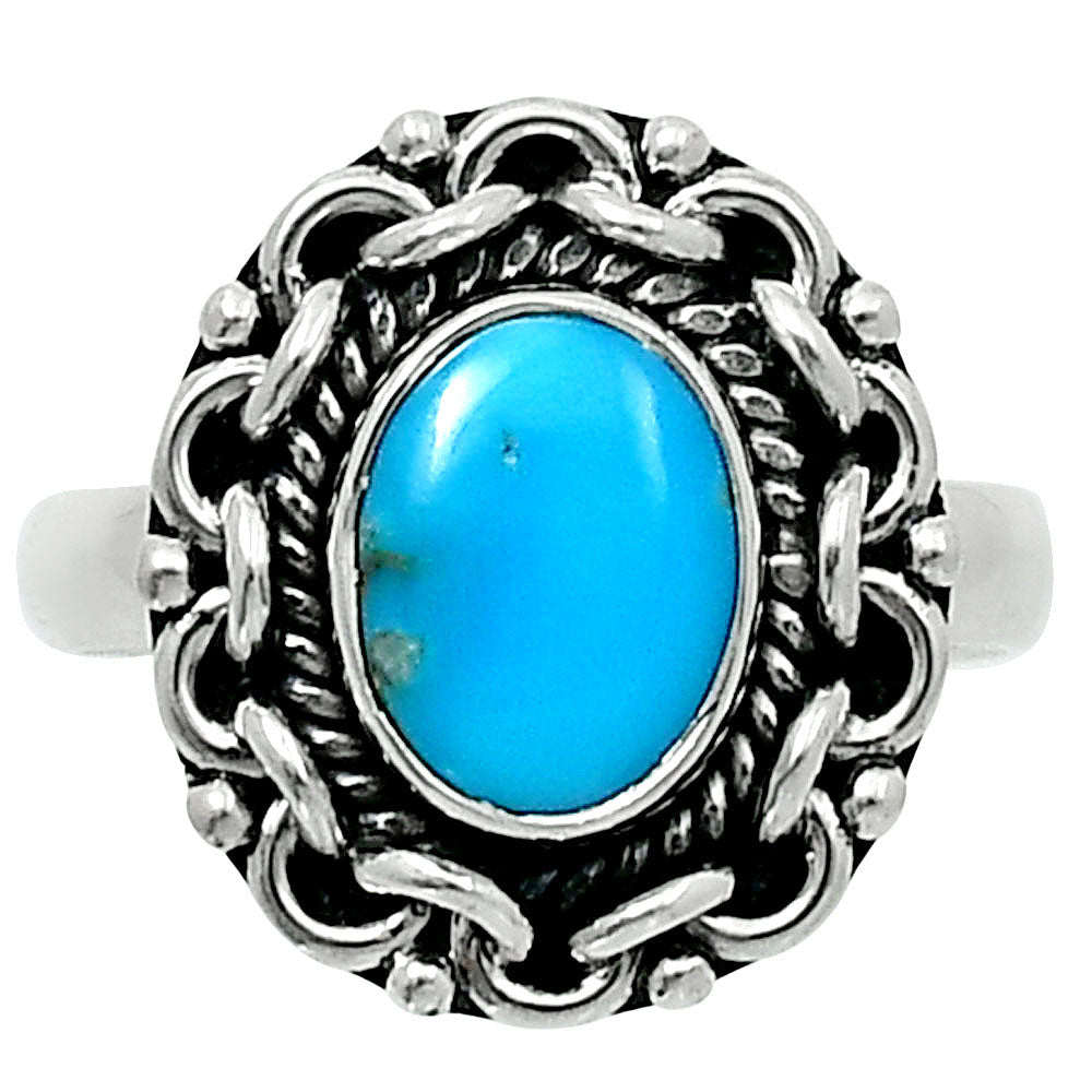 Premium Sleeping Beauty Turquoise Ring size-7 R-1667 27-ER11258