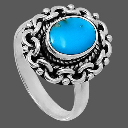 Premium Sleeping Beauty Turquoise Ring size-7 R-1667 27-ER11258