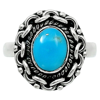 Premium Sleeping Beauty Turquoise Ring size-7 R-1667 27-ER11259