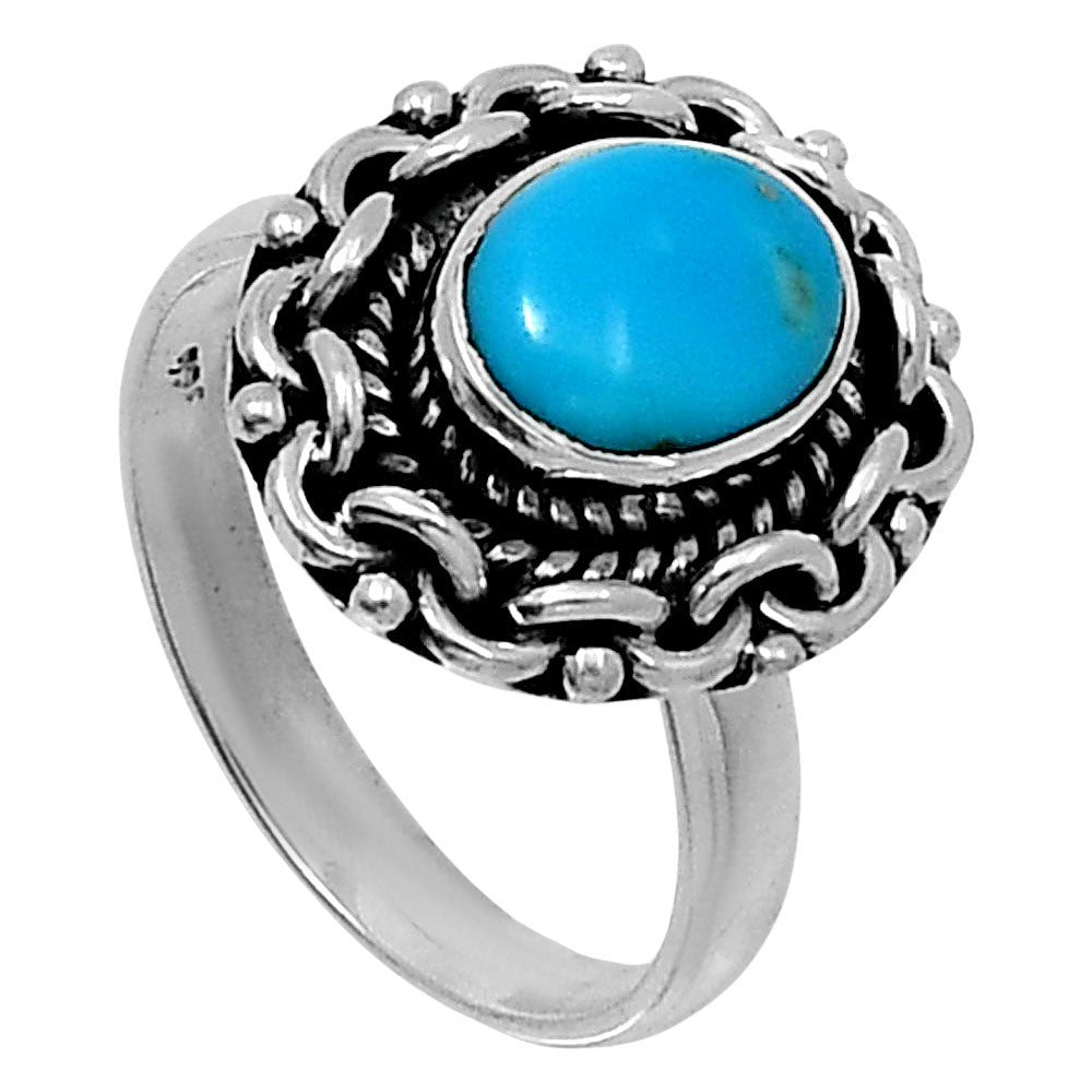 Premium Sleeping Beauty Turquoise Ring size-7 R-1667 27-ER11259