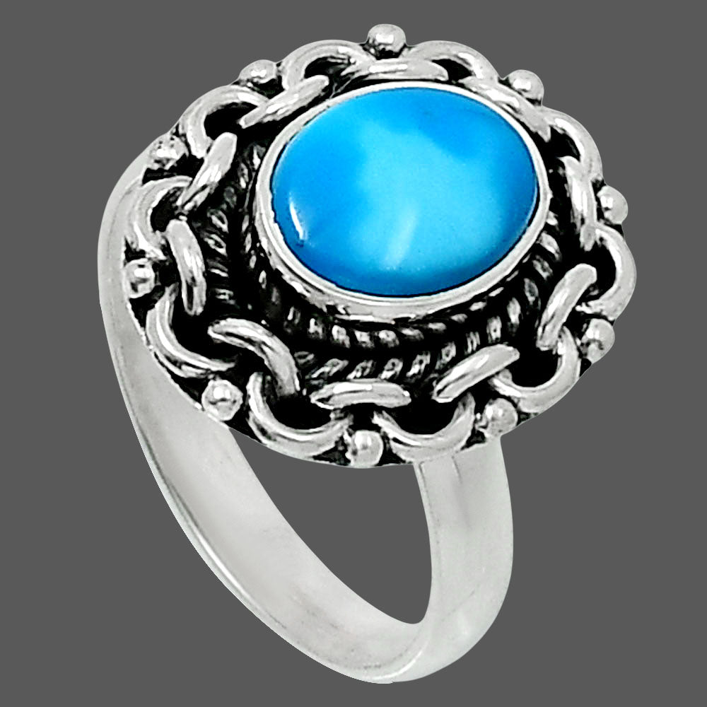 Premium Sleeping Beauty Turquoise Ring size-7 R-1667 27-ER11260