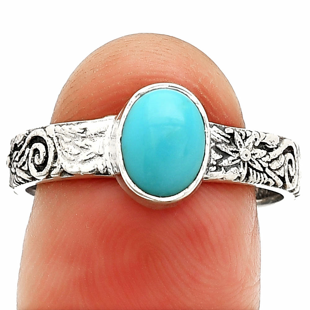 Sleeping Beauty Turquoise - USA Ring size-9 R-1055 27-ER11300