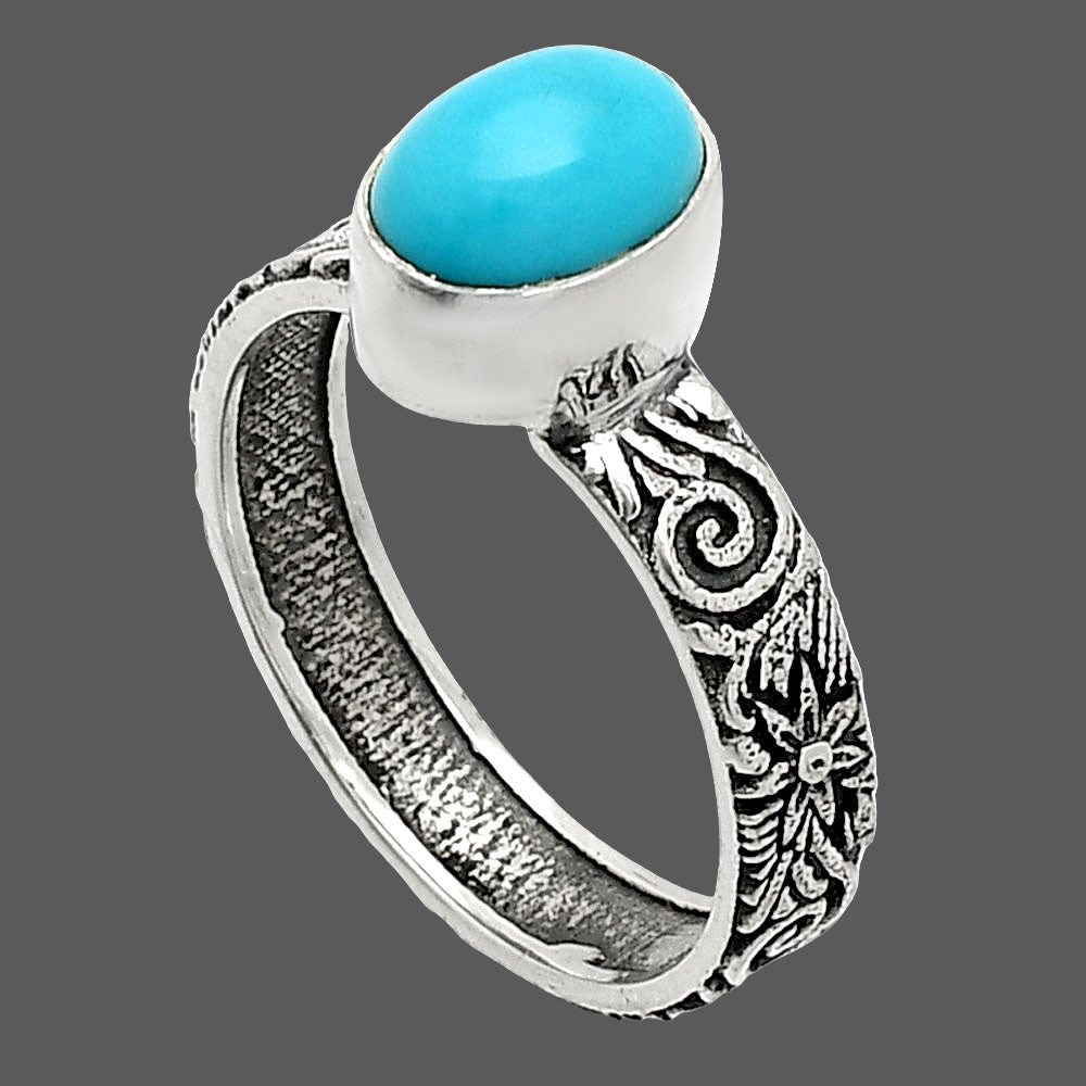 Sleeping Beauty Turquoise - USA Ring size-6 R-1055 27-ER11325