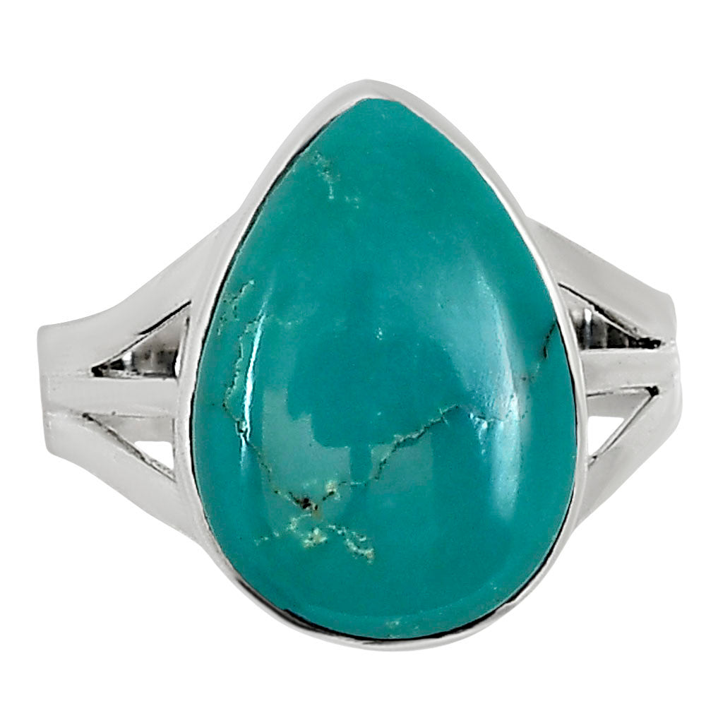 Natural Rare Turquoise Nevada Aztec Mt Ring size-8 R-1003 27-ER15132