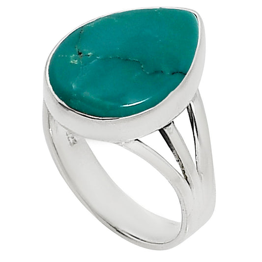 Natural Rare Turquoise Nevada Aztec Mt Ring size-8 R-1003 27-ER15132