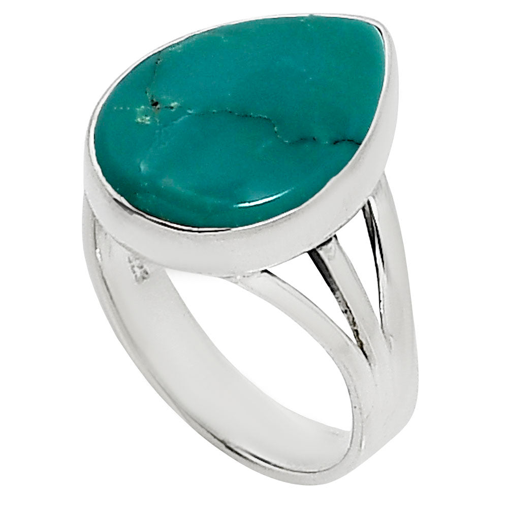 Natural Rare Turquoise Nevada Aztec Mt Ring size-8 R-1003 27-ER15132
