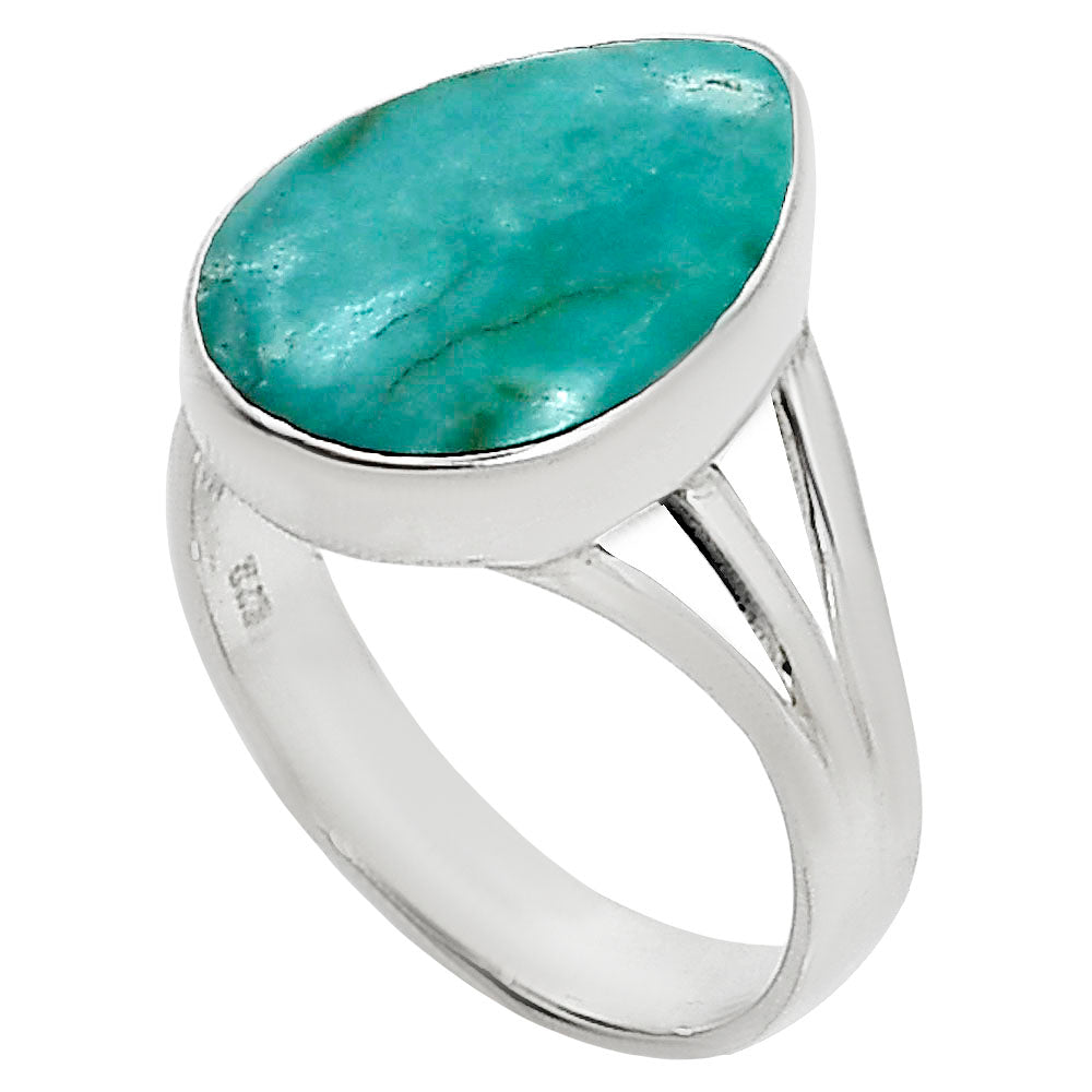 Natural Rare Turquoise Nevada Aztec Mt Ring size-9 R-1003 27-ER15135