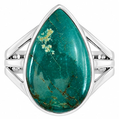 Natural Rare Turquoise Nevada Aztec Mt Ring size-10 R-1003 27-ER15139