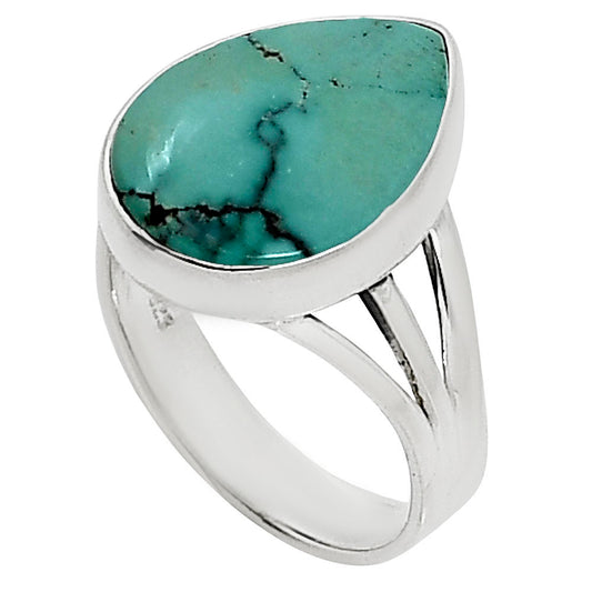 Natural Rare Turquoise Nevada Aztec Mt Ring size-10 R-1003 27-ER15143