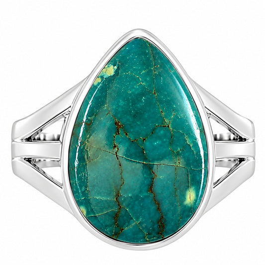 Natural Rare Turquoise Nevada Aztec Mt Ring size-10 R-1003 27-ER15147