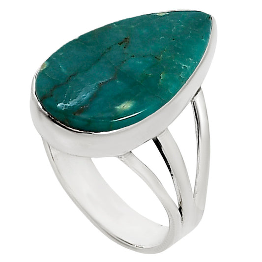Natural Rare Turquoise Nevada Aztec Mt Ring size-10 R-1003 27-ER15147
