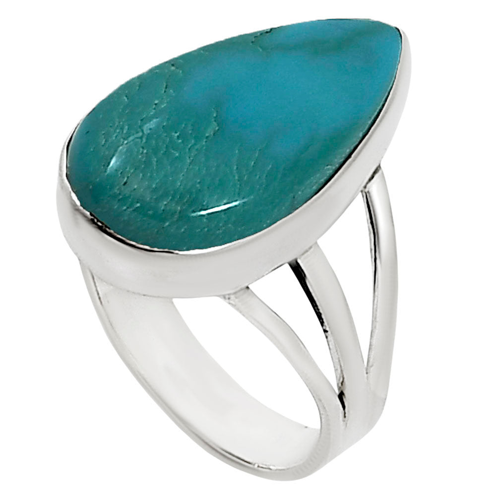 Natural Rare Turquoise Nevada Aztec Mt Ring size-10 R-1003 27-ER15148