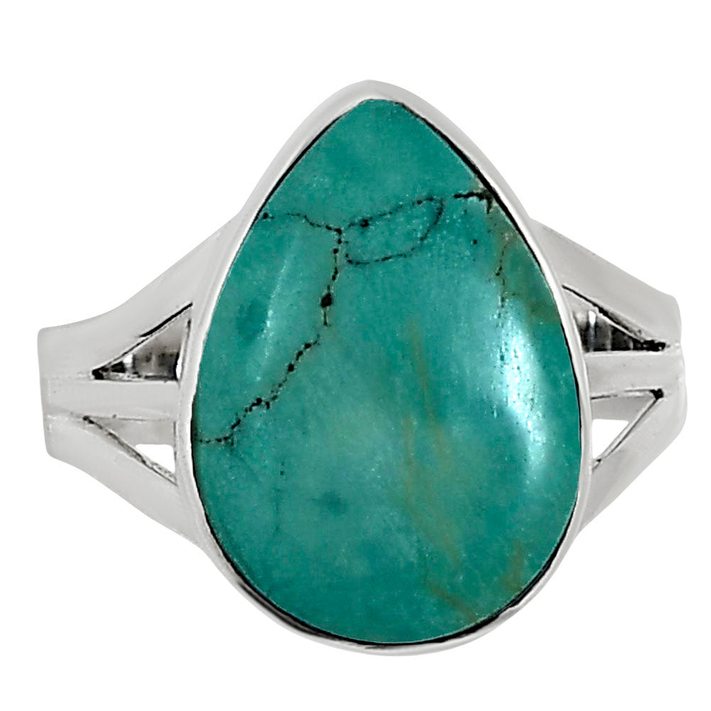 Natural Rare Turquoise Nevada Aztec Mt Ring size-8 R-1003 27-ER15156