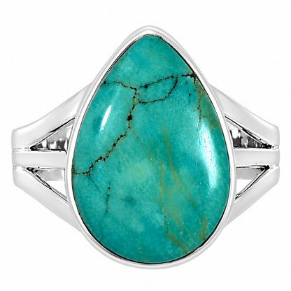 Natural Rare Turquoise Nevada Aztec Mt Ring size-8 R-1003 27-ER15156