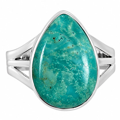Natural Rare Turquoise Nevada Aztec Mt Ring size-10 R-1003 27-ER15157