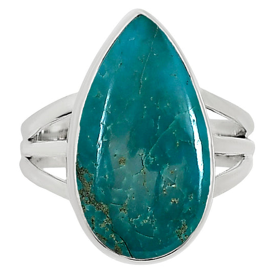 Natural Rare Turquoise Nevada Aztec Mt Ring size-10 R-1003 27-ER15158