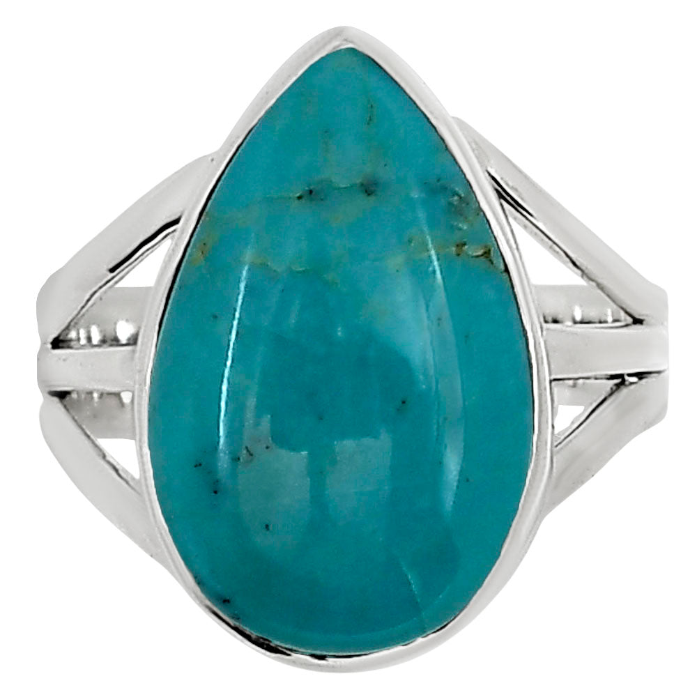 Natural Rare Turquoise Nevada Aztec Mt Ring size-10 R-1003 27-ER15159