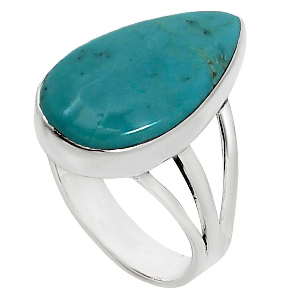 Natural Rare Turquoise Nevada Aztec Mt Ring size-10 R-1003 27-ER15159