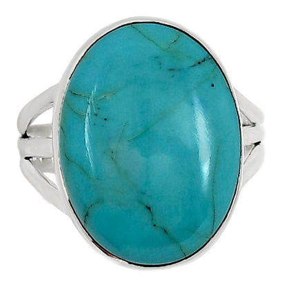 Natural Rare Turquoise Nevada Aztec Mt Ring size-8 R-1003 27-ER15163