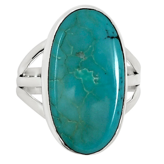 Natural Rare Turquoise Nevada Aztec Mt Ring size-10 R-1003 27-ER15172
