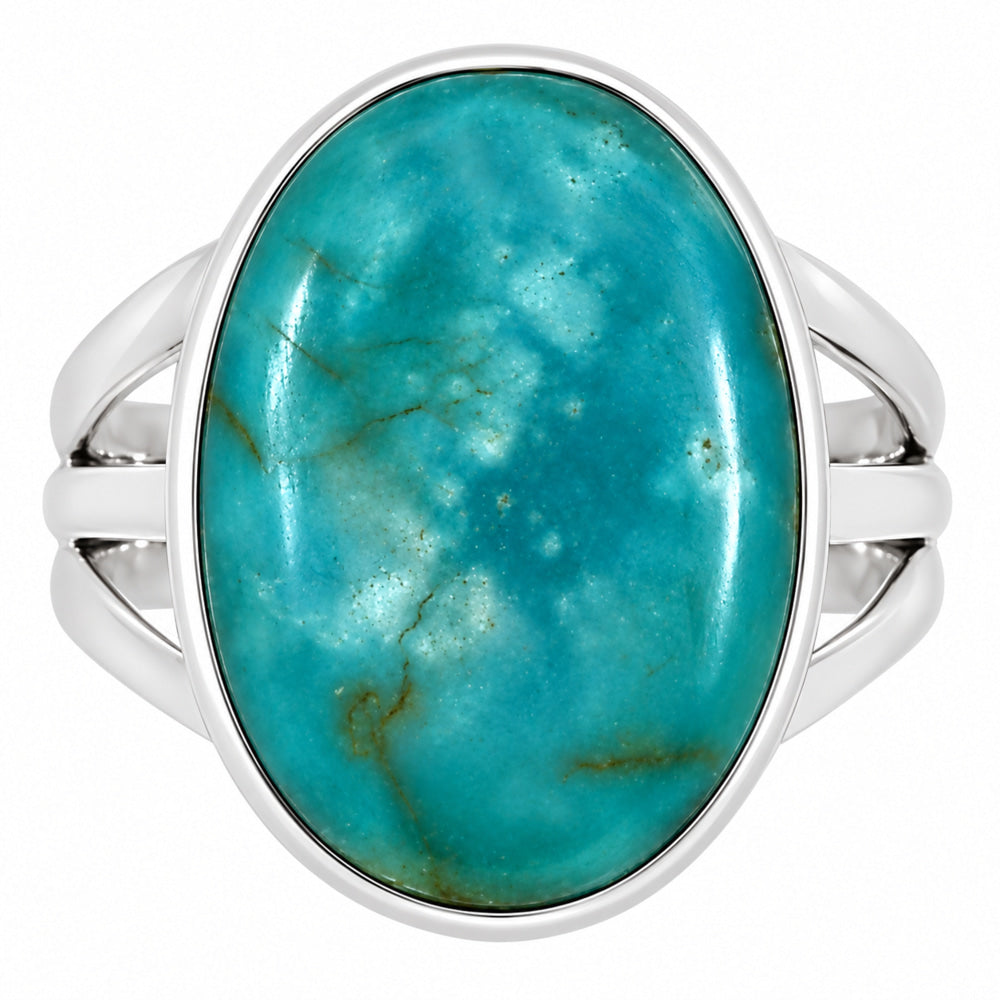 Natural Rare Turquoise Nevada Aztec Mt Ring size-7 R-1003 27-ER15177