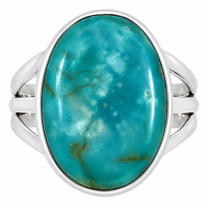 Natural Rare Turquoise Nevada Aztec Mt Ring size-7 R-1003 27-ER15177