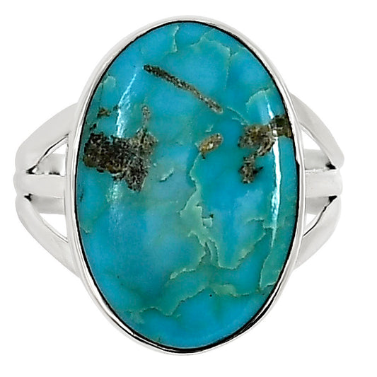 Natural Rare Turquoise Nevada Aztec Mt Ring size-8 R-1003 27-ER15185
