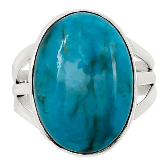 Natural Rare Turquoise Nevada Aztec Mt Ring size-9 R-1003 27-ER15186