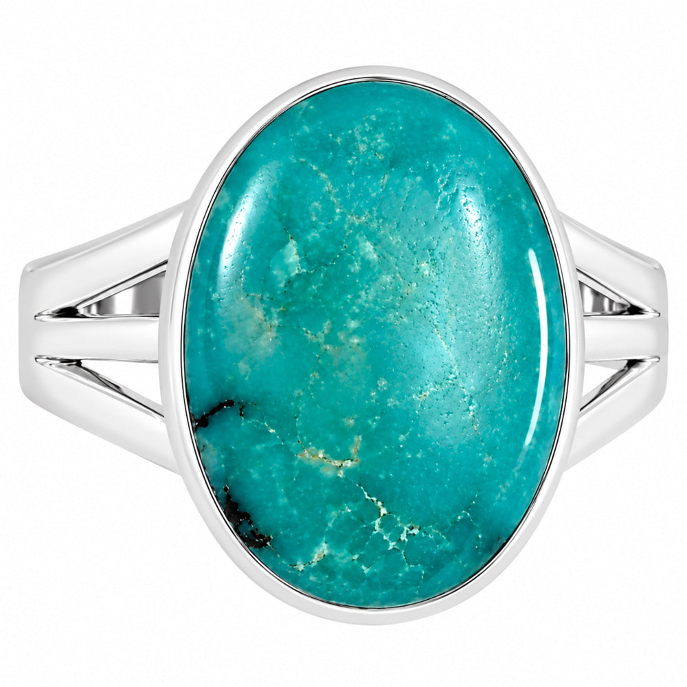 Natural Rare Turquoise Nevada Aztec Mt Ring size-9 R-1003 27-ER15187