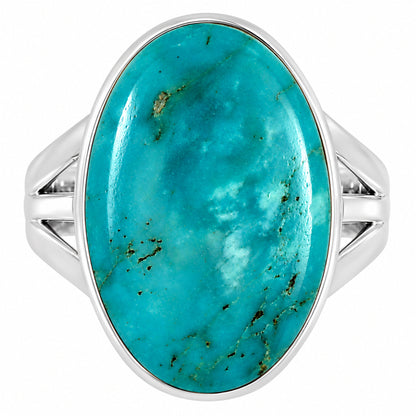 Natural Rare Turquoise Nevada Aztec Mt Ring size-10 R-1003 27-ER15192