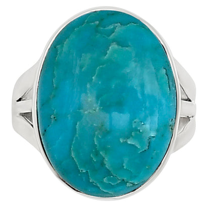 Natural Rare Turquoise Nevada Aztec Mt Ring size-9 R-1003 27-ER15196