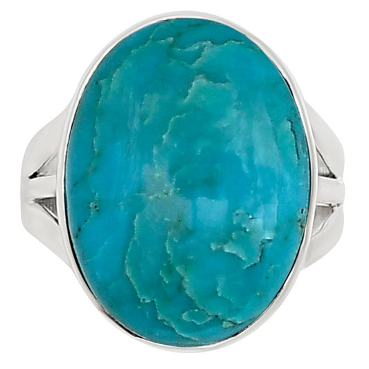 Natural Rare Turquoise Nevada Aztec Mt Ring size-9 R-1003 27-ER15196