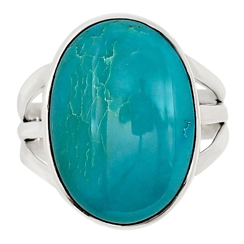 Natural Rare Turquoise Nevada Aztec Mt Ring size-10 R-1003 27-ER15199