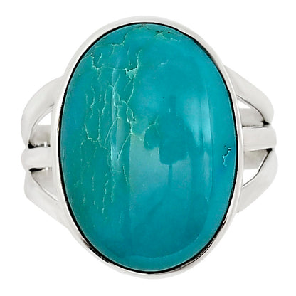 Natural Rare Turquoise Nevada Aztec Mt Ring size-10 R-1003 27-ER15199