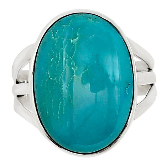 Natural Rare Turquoise Nevada Aztec Mt Ring size-10 R-1003 27-ER15199